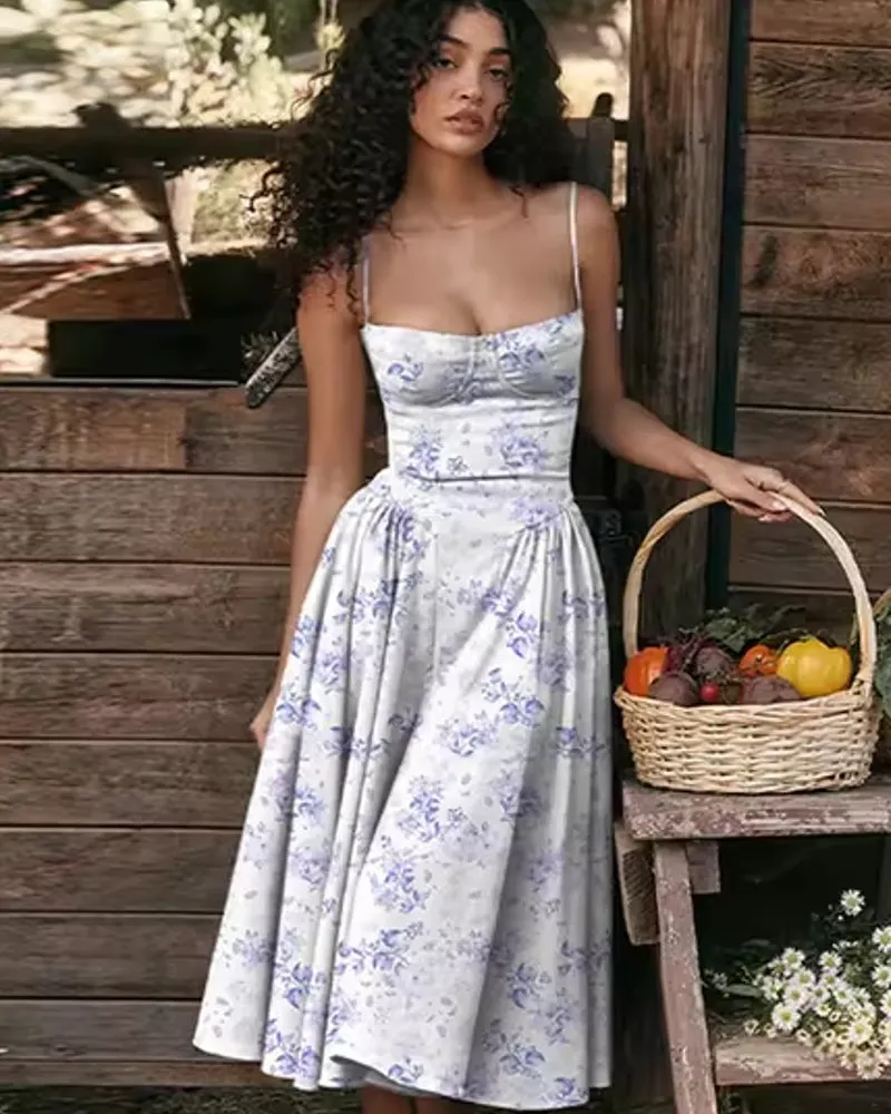 Elegant Events Corset Dress Sexy Strapless Midi Dresses