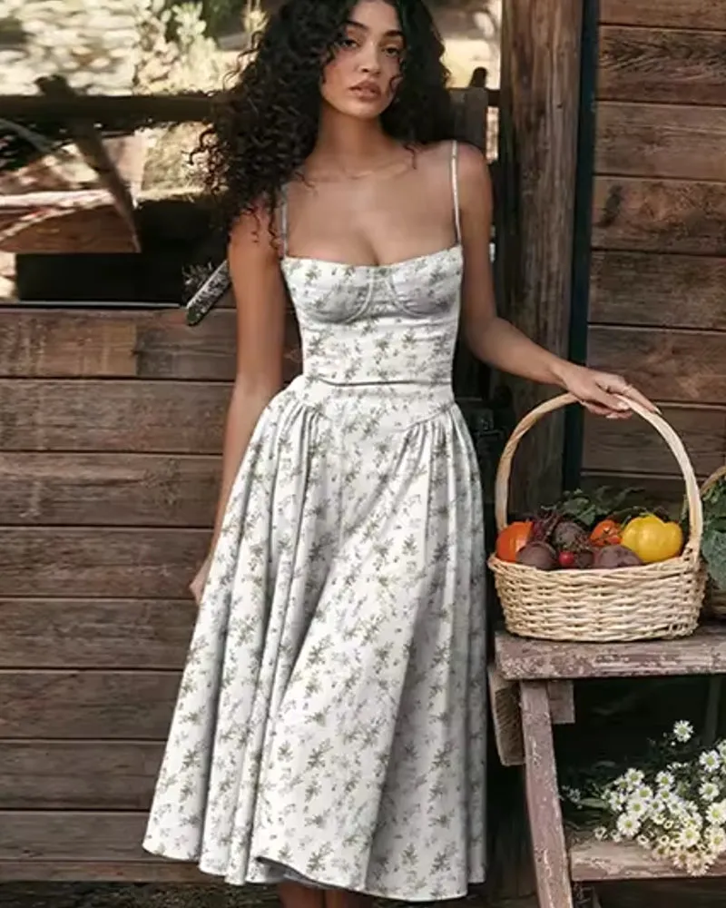 Elegant Events Corset Dress Sexy Strapless Midi Dresses