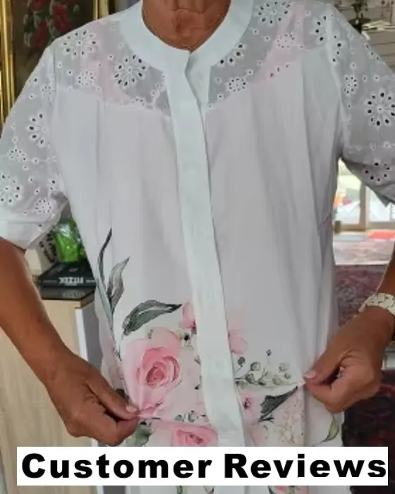 Elegant Short Sleeve Blouse Holiday Weekend
