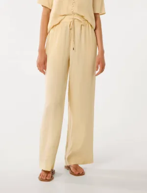 Emma Cupro Wide Leg Pants