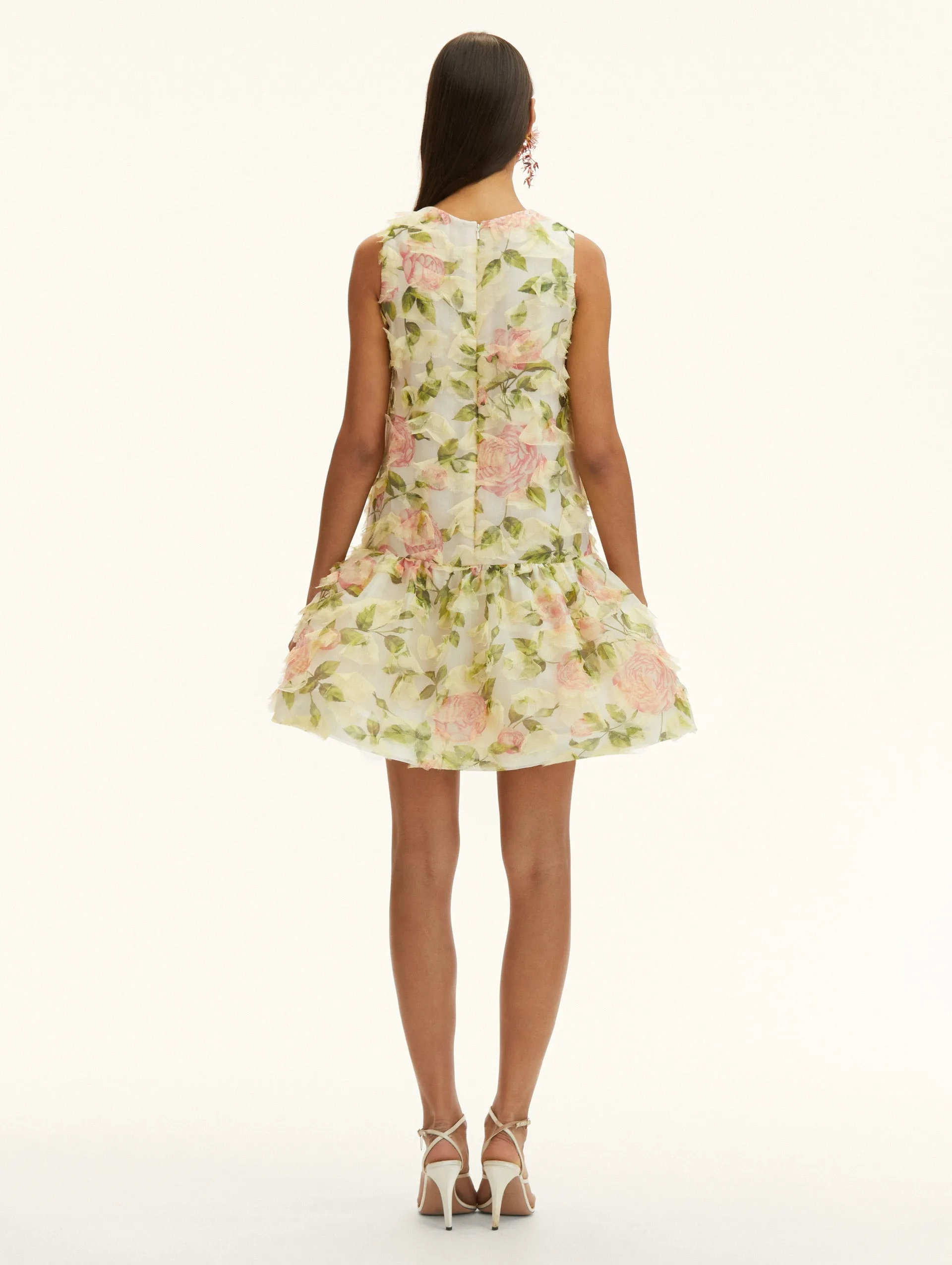 English Rose Fil Coupé Dress