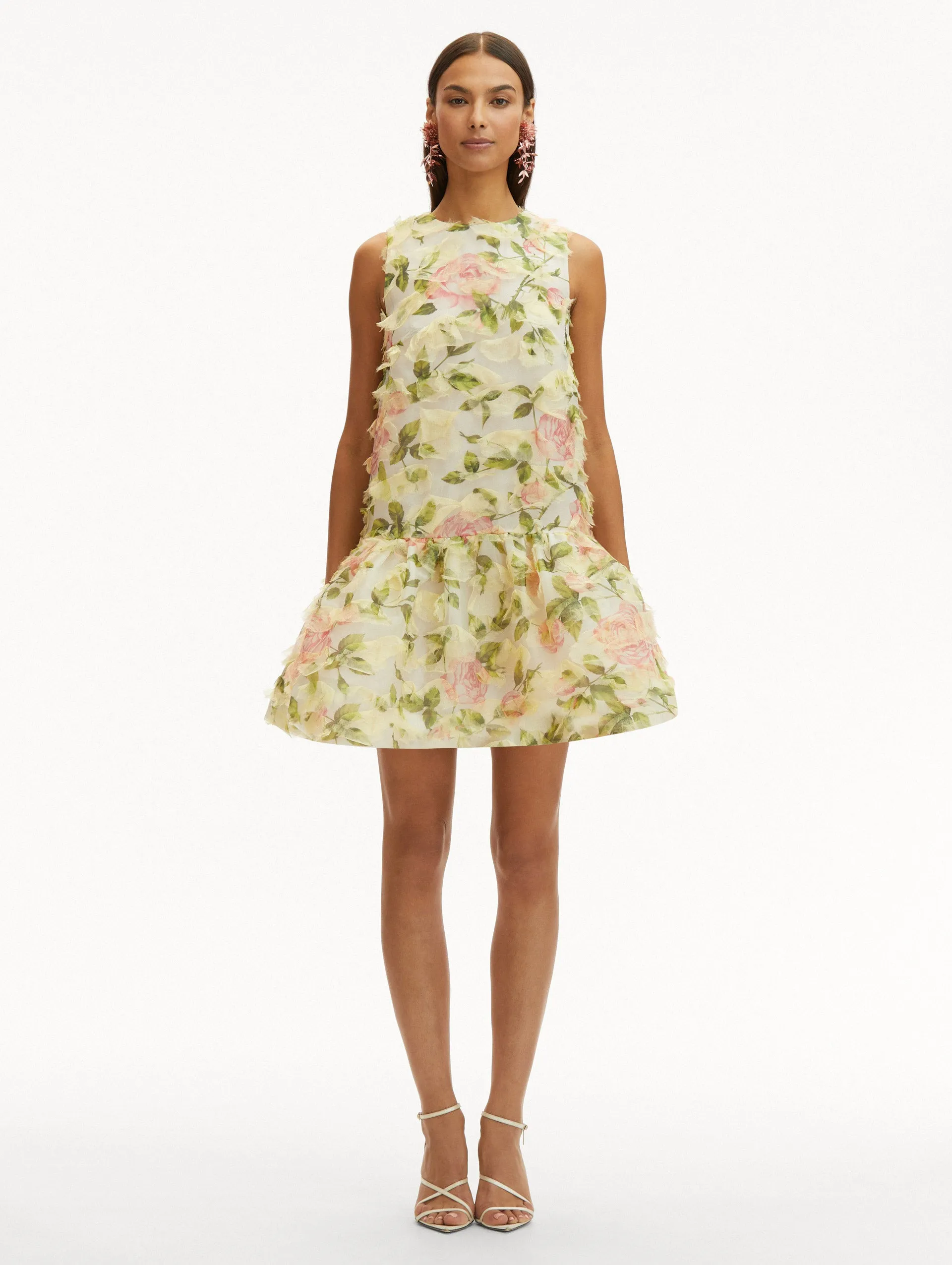 English Rose Fil Coupé Dress