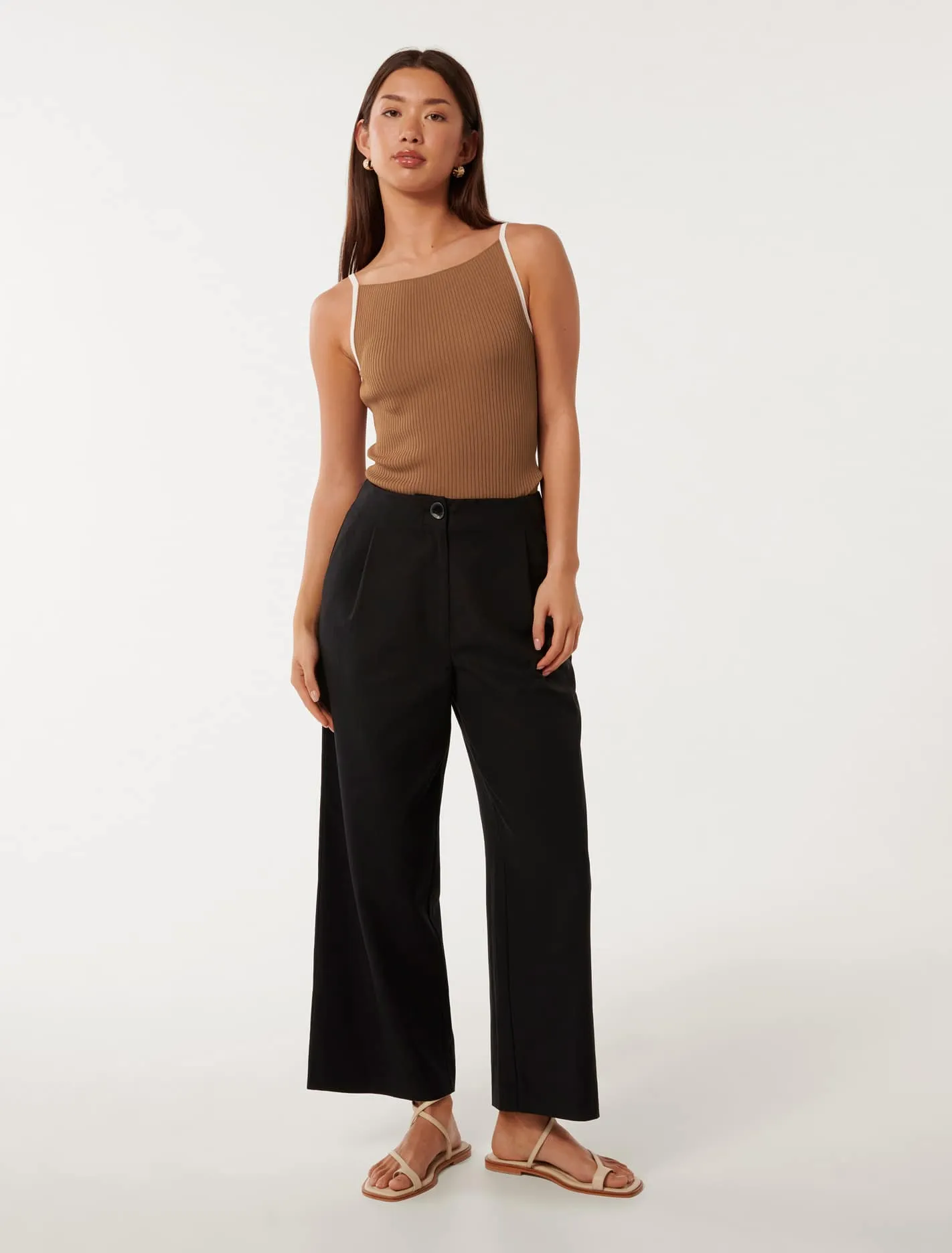 Erica Tipped Tank Top