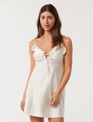 Evelina A-Line Ruffle Slip