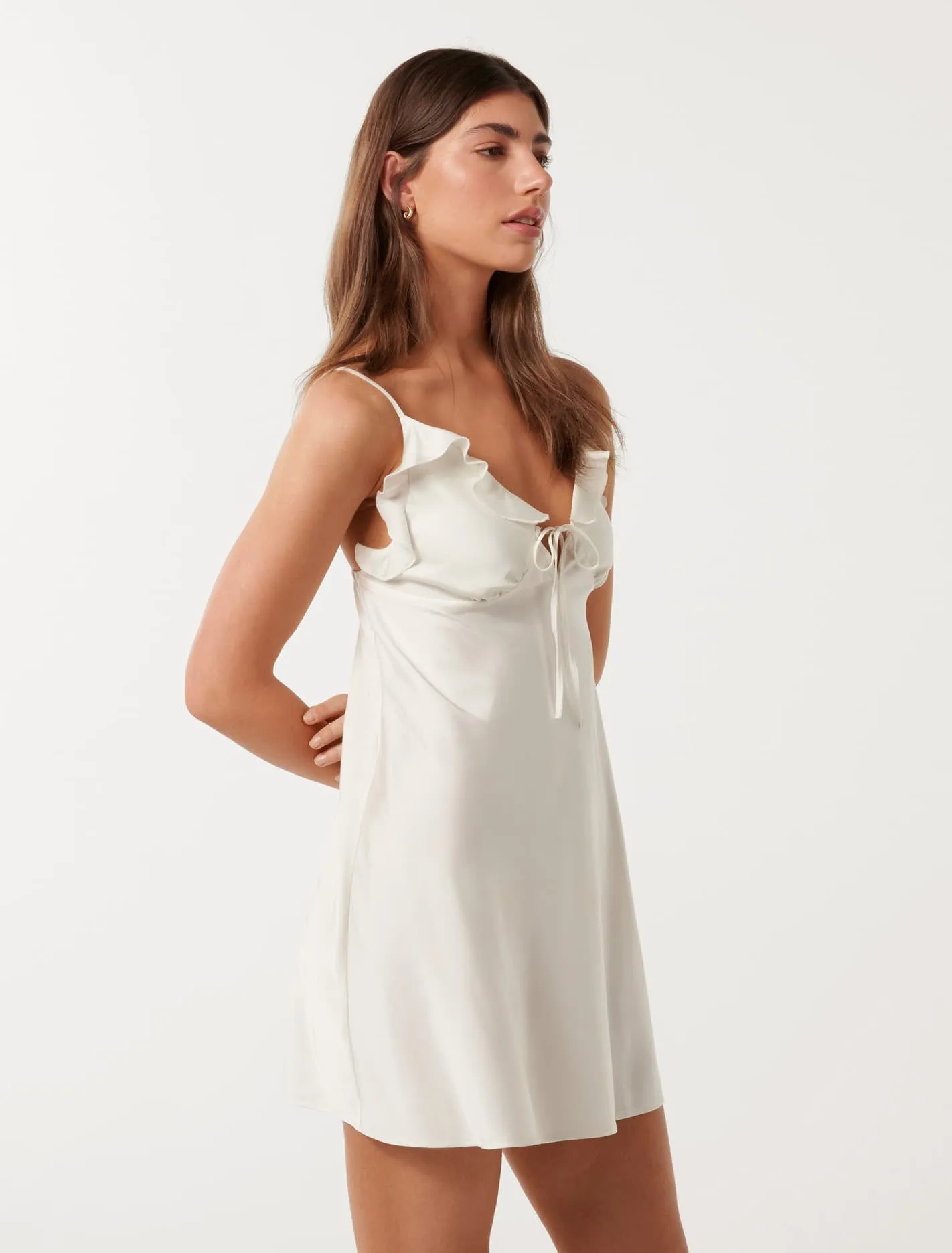 Evelina A-Line Ruffle Slip