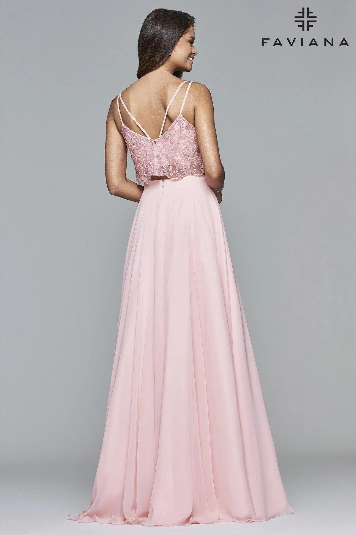 Faviana Two Piece Prom Dress 10042 Sale