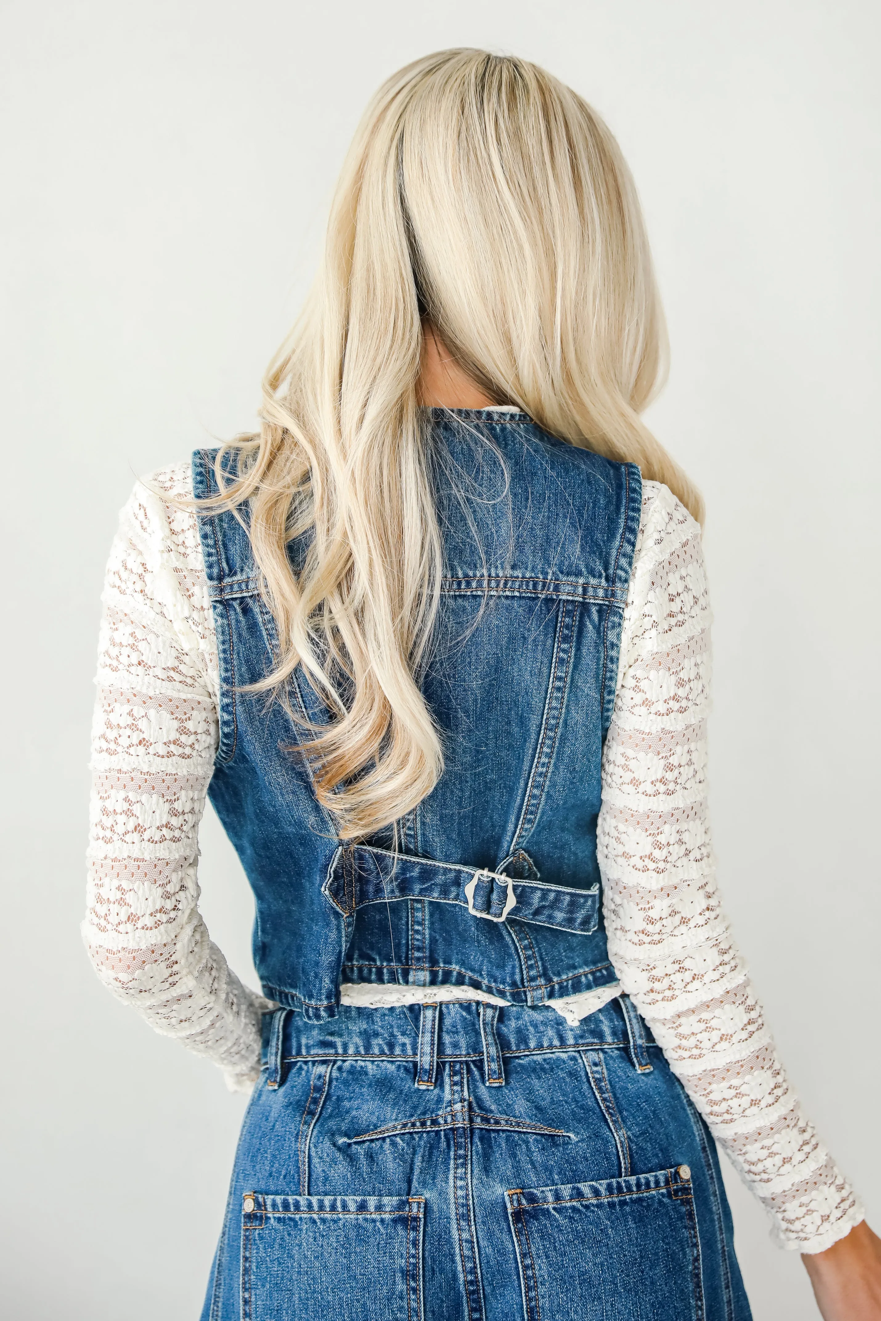 FINAL SALE - Polished Essence Denim Vest