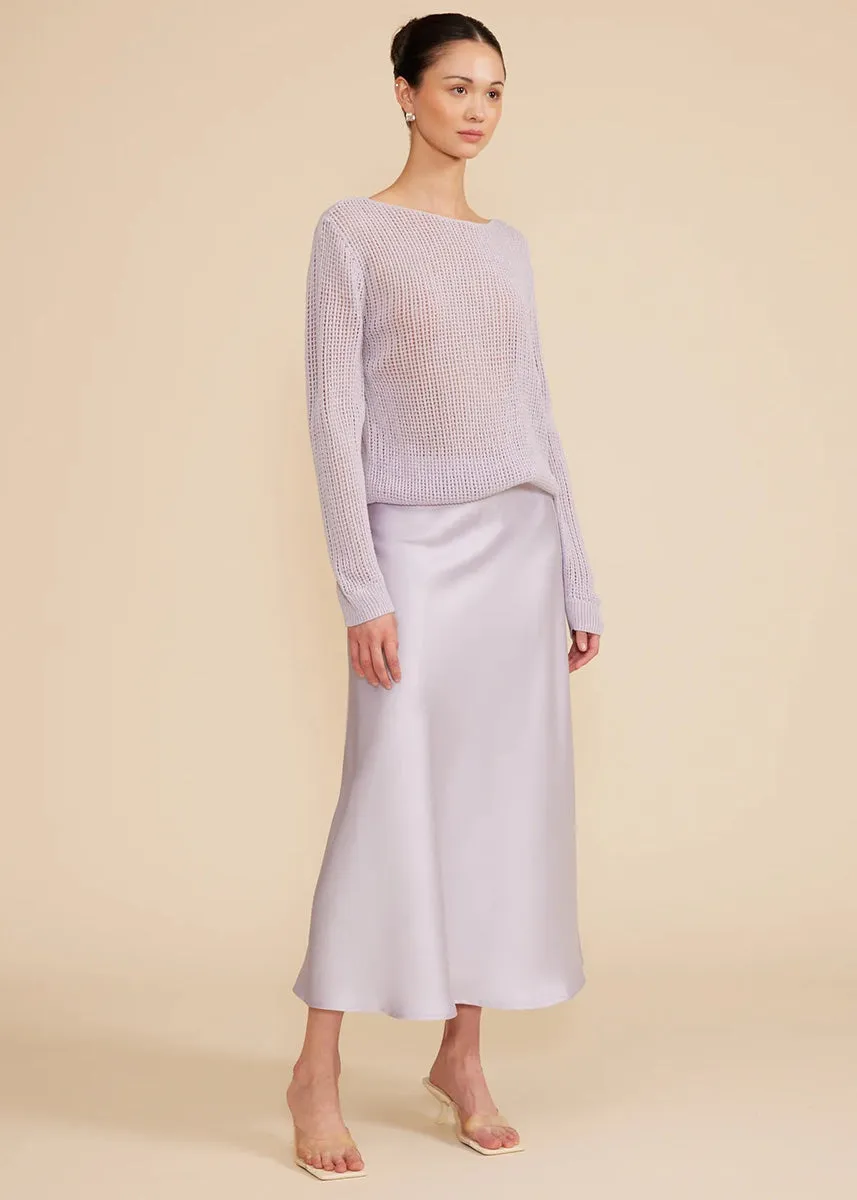 Fitz Midi Skirt - Lavender