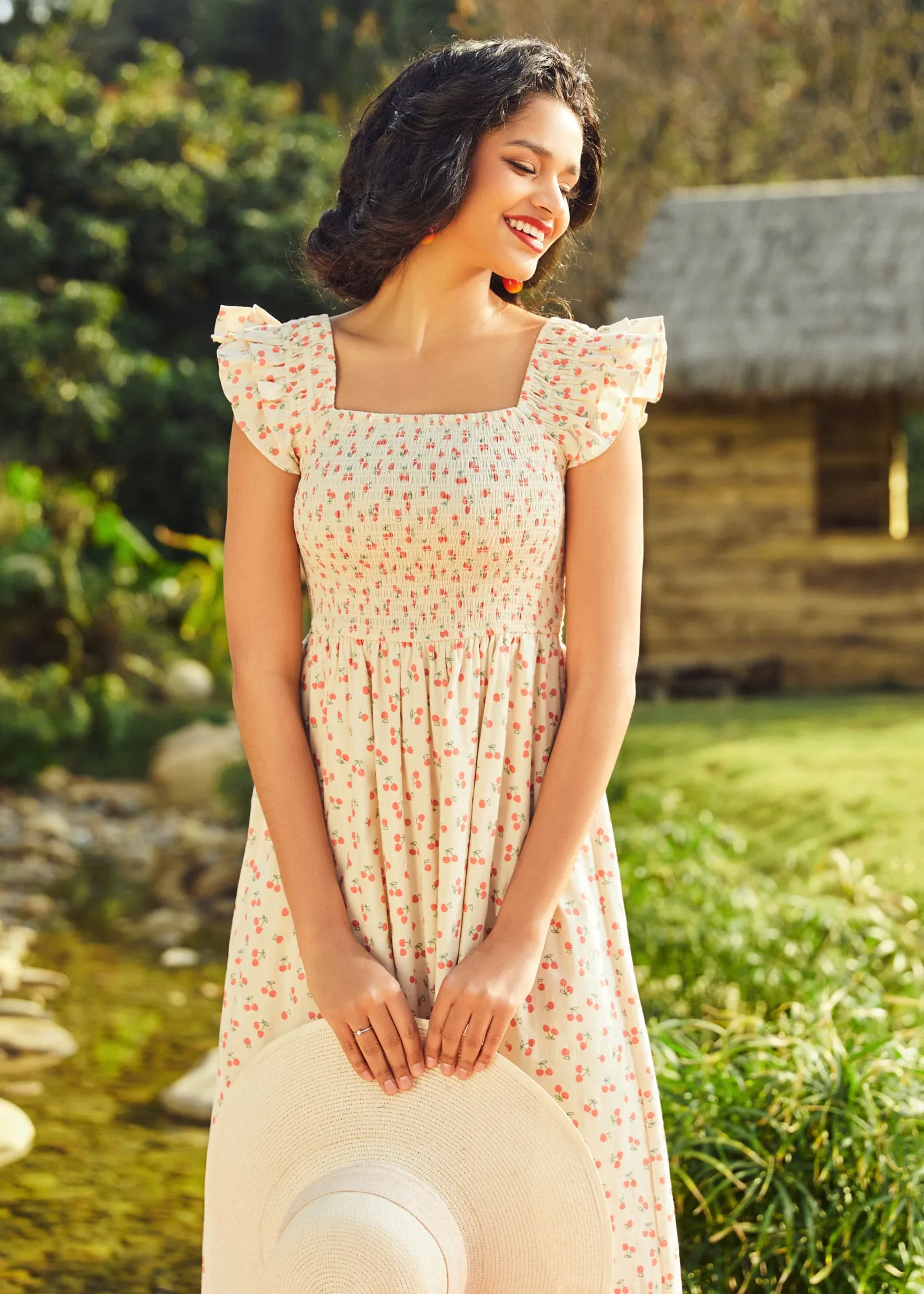 Flair and Square Babydoll Dress