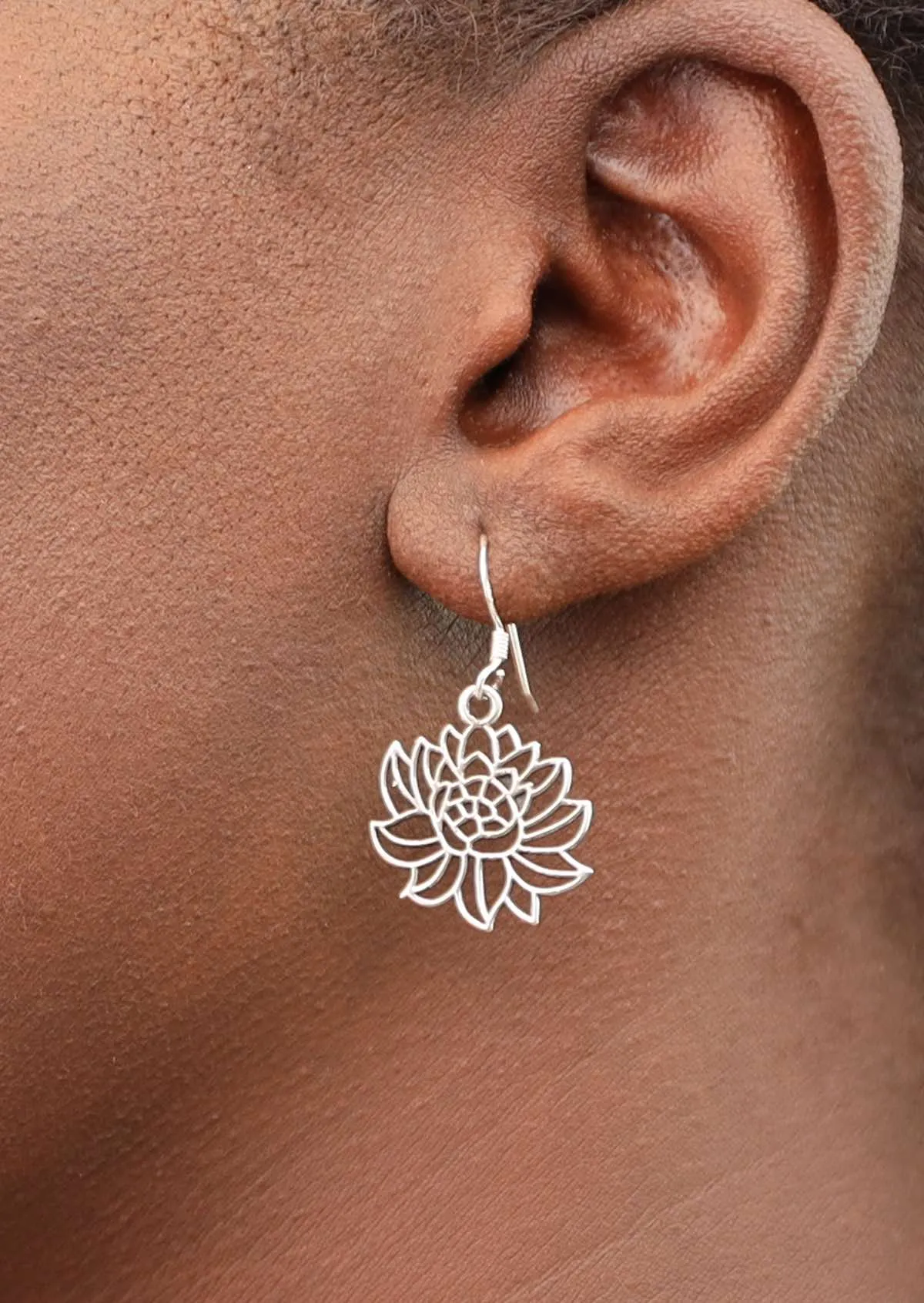 Floating Lotus Earrings