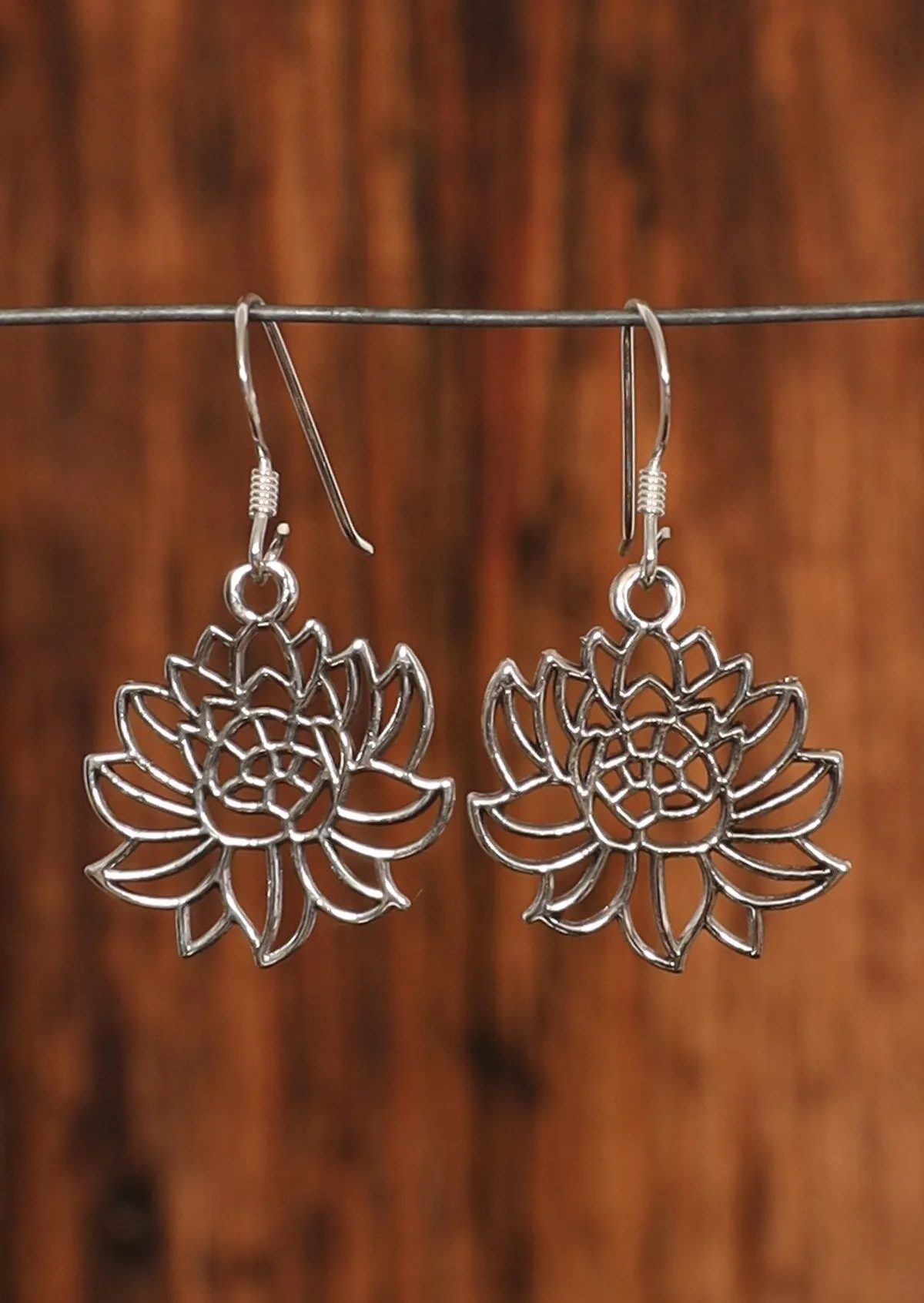 Floating Lotus Earrings