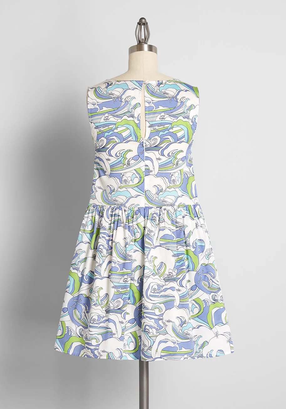Gathering Wildflowers Smock Dress