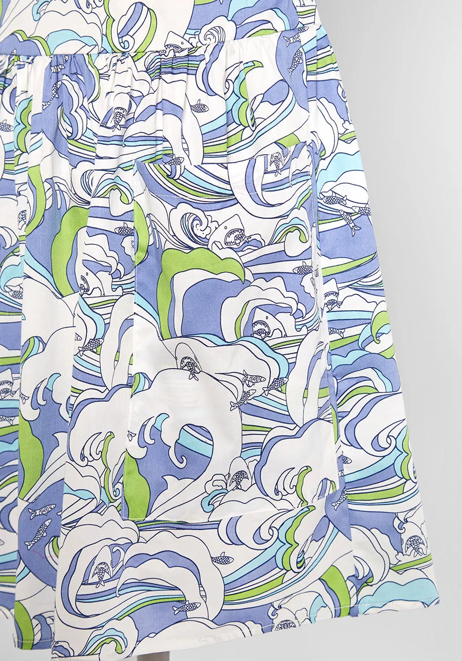 Gathering Wildflowers Smock Dress