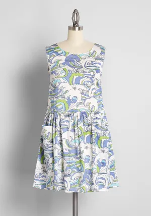 Gathering Wildflowers Smock Dress