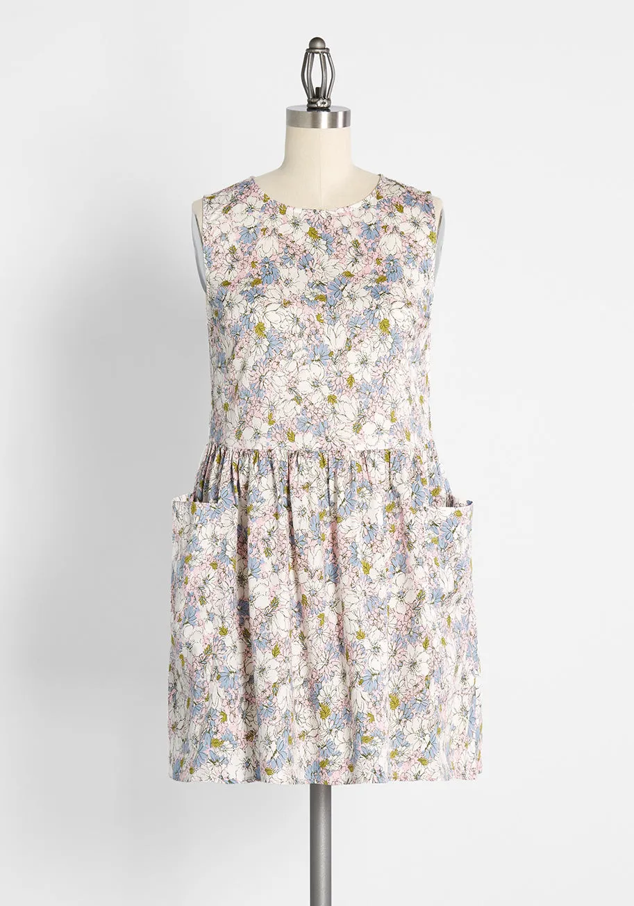 Gathering Wildflowers Smock Dress