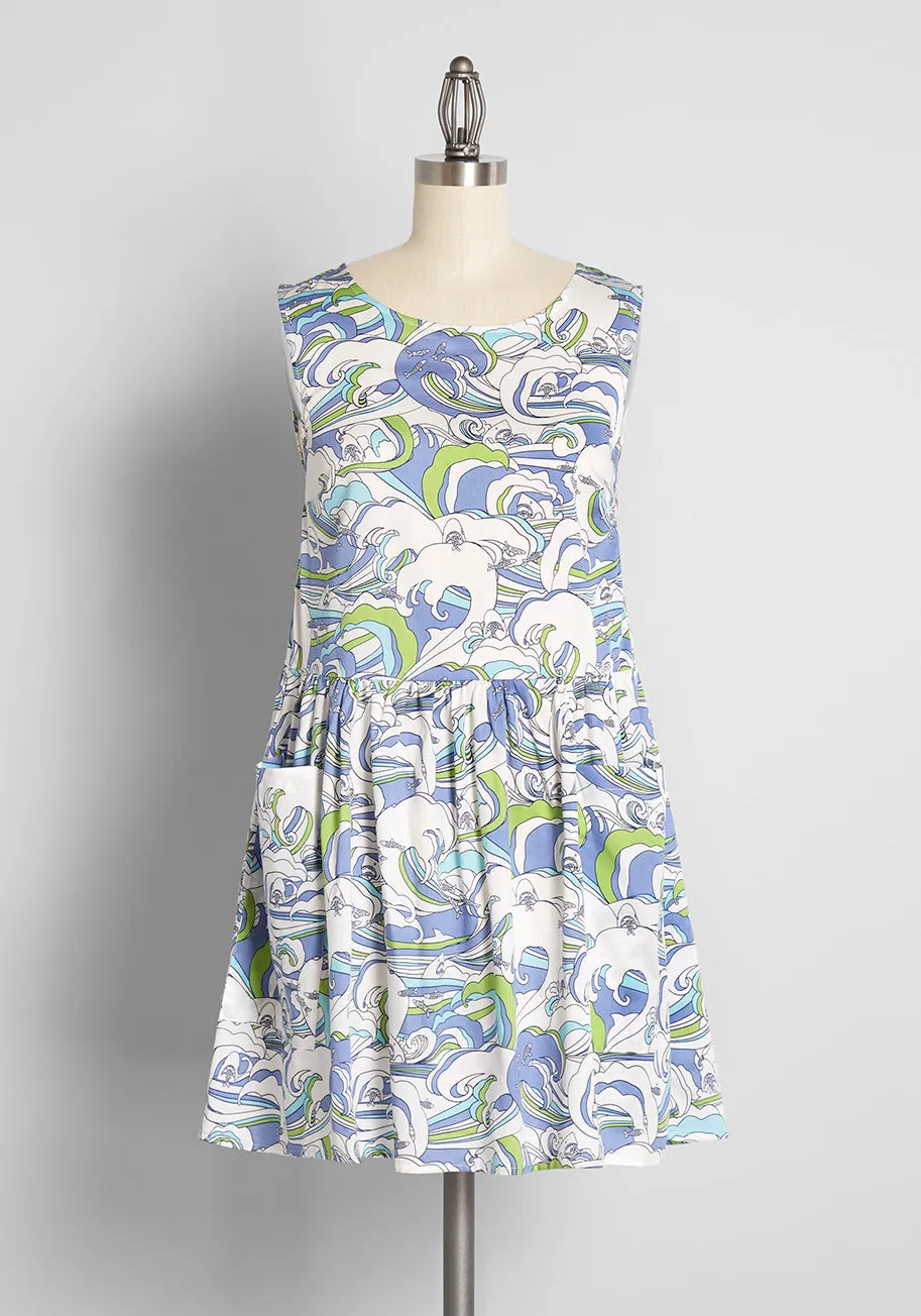 Gathering Wildflowers Smock Dress