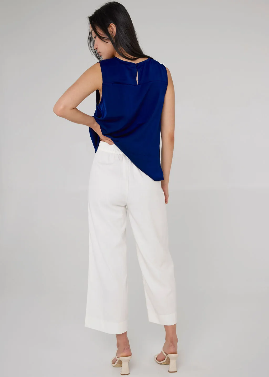 Grace Culotte White Twill