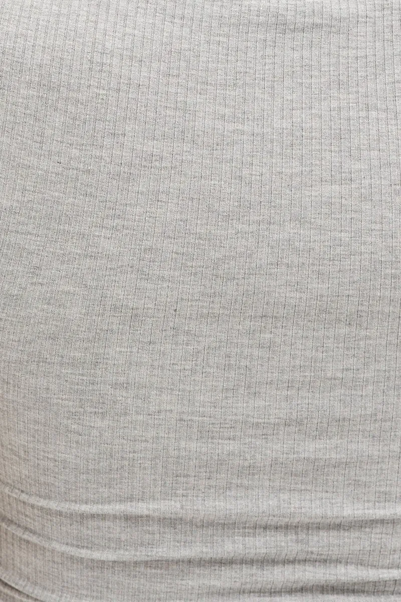 Grey Smock Top