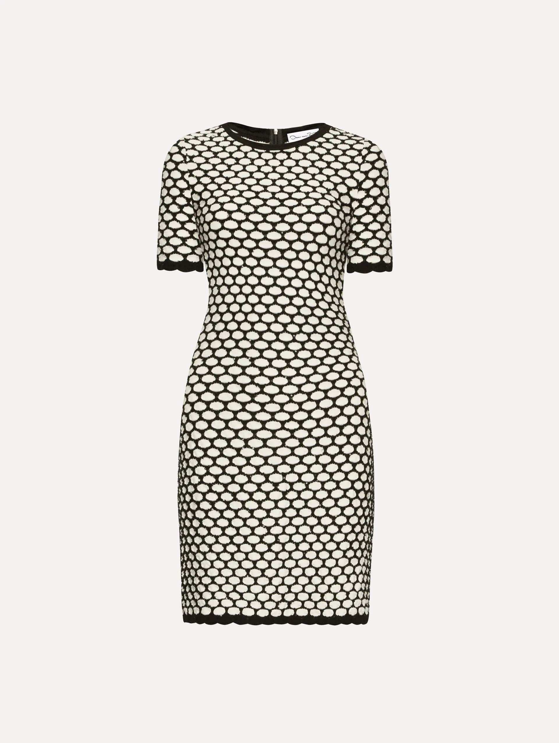 Honeycomb Sequin Knit Dress