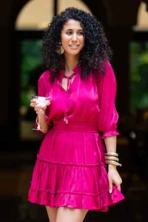 Ibiza Dress / Raspberry