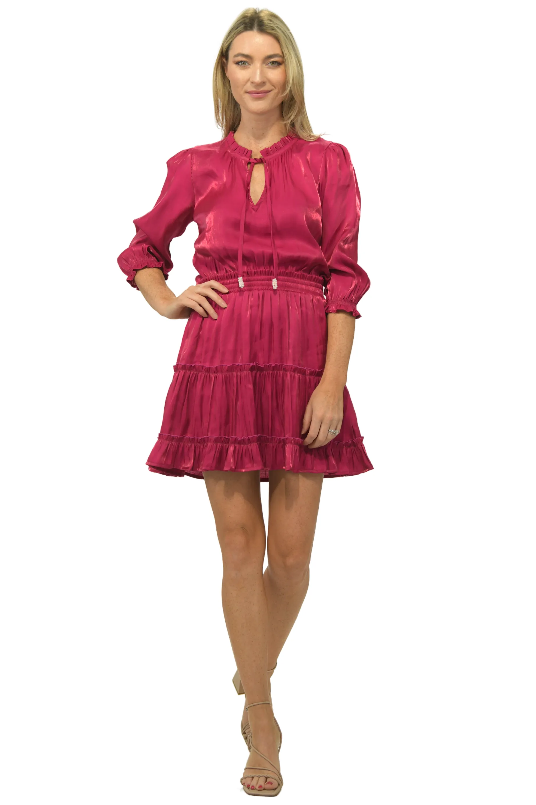 Ibiza Dress / Raspberry