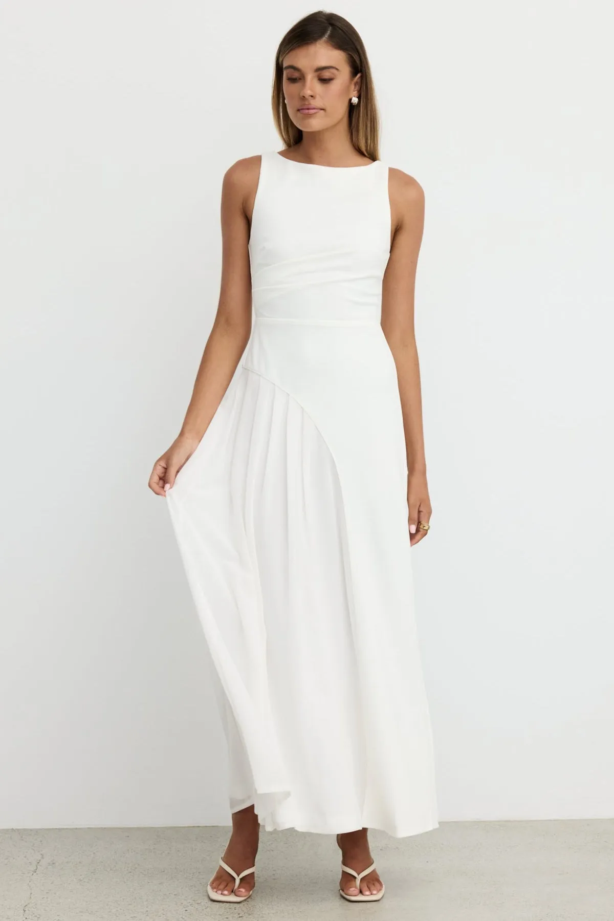 Isabelle Maxi Dress (White)