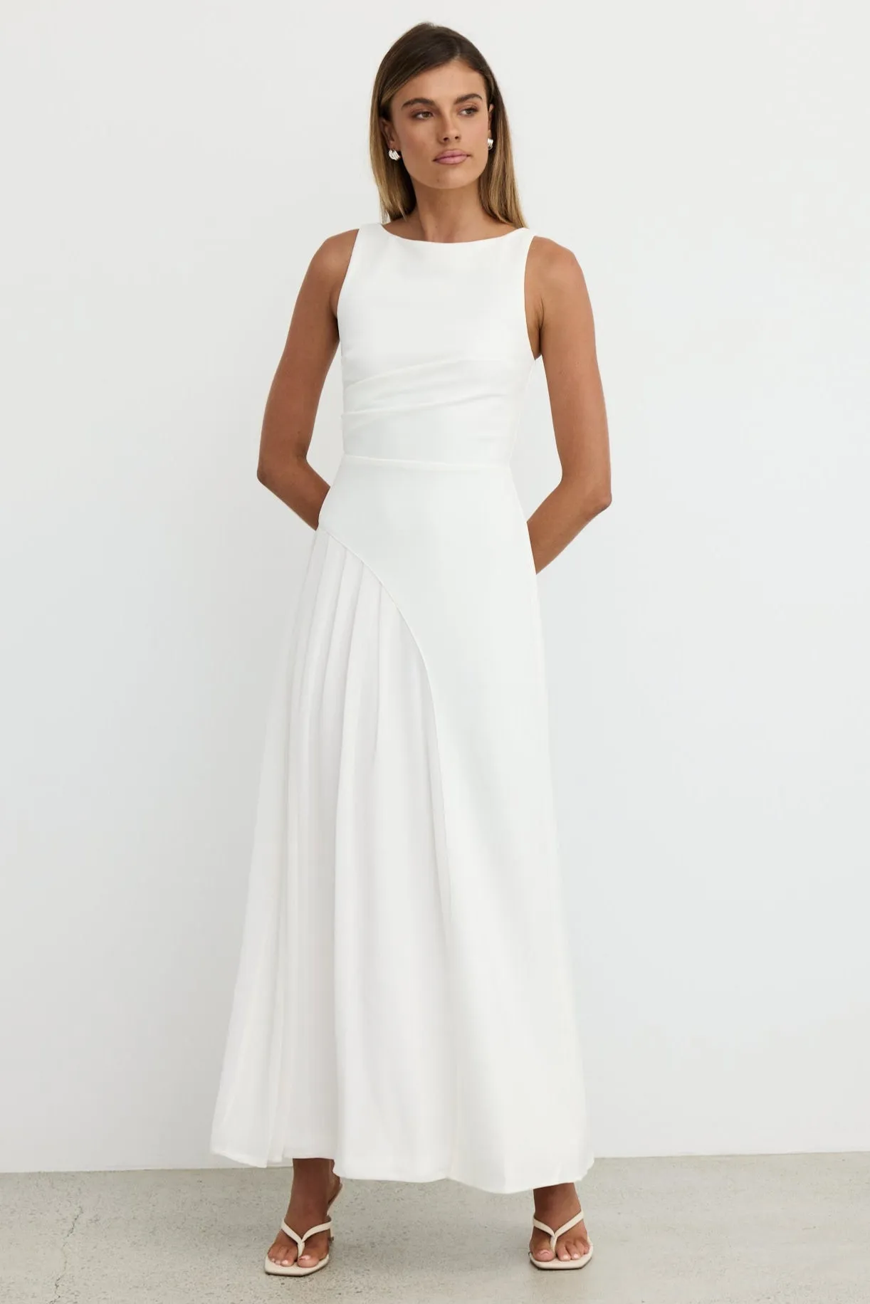 Isabelle Maxi Dress (White)