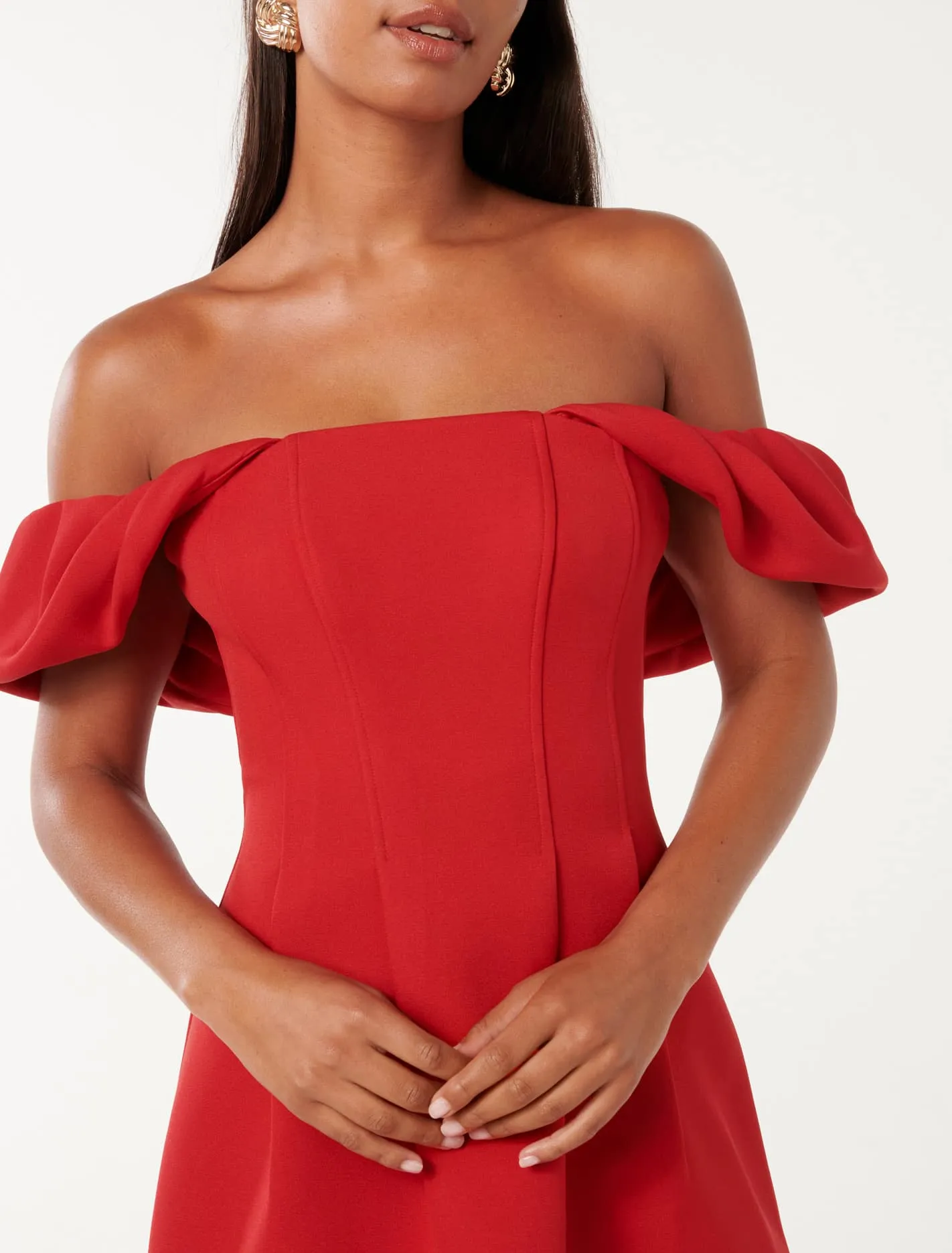Jacquie Off Shoulder Mini Dress