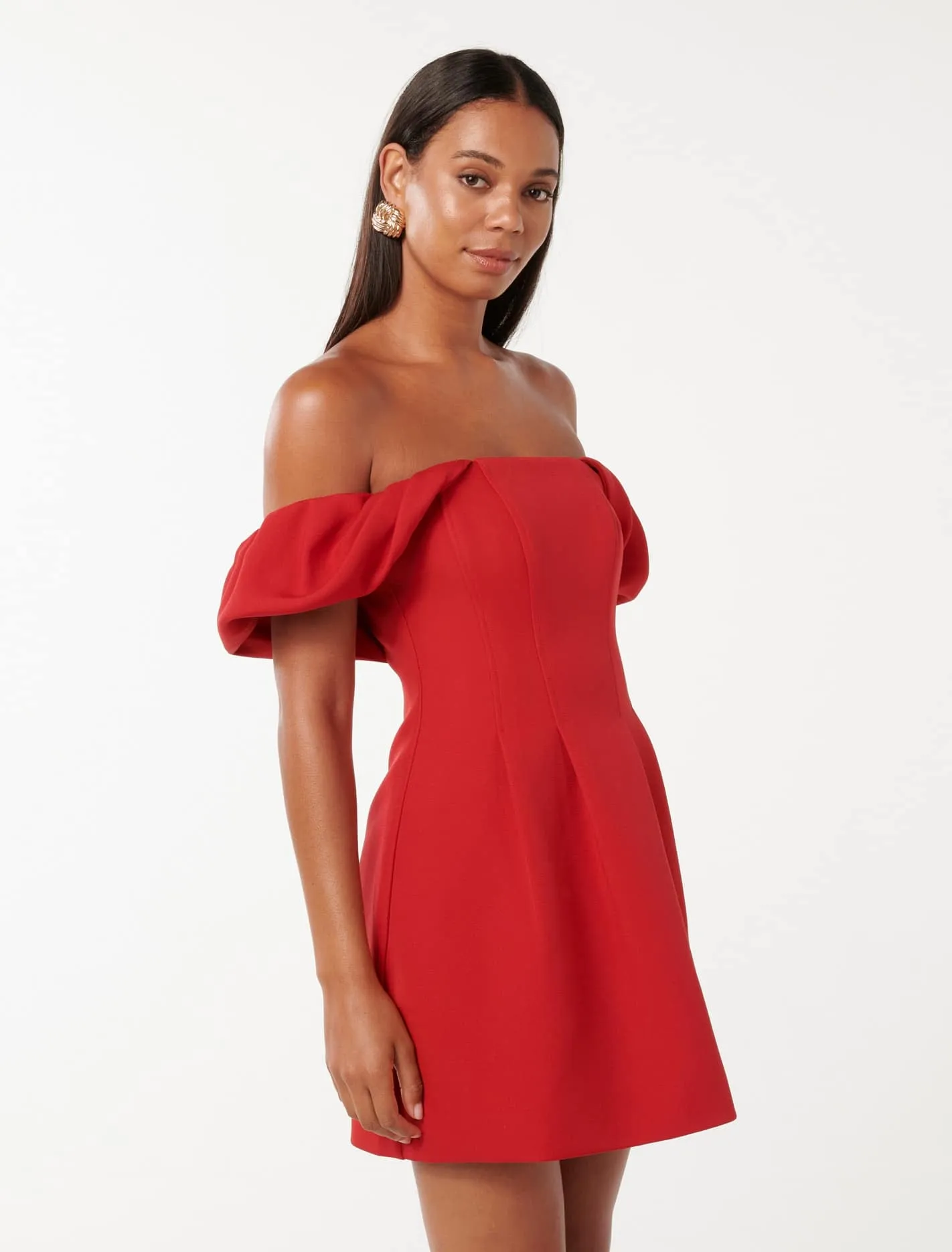Jacquie Off Shoulder Mini Dress