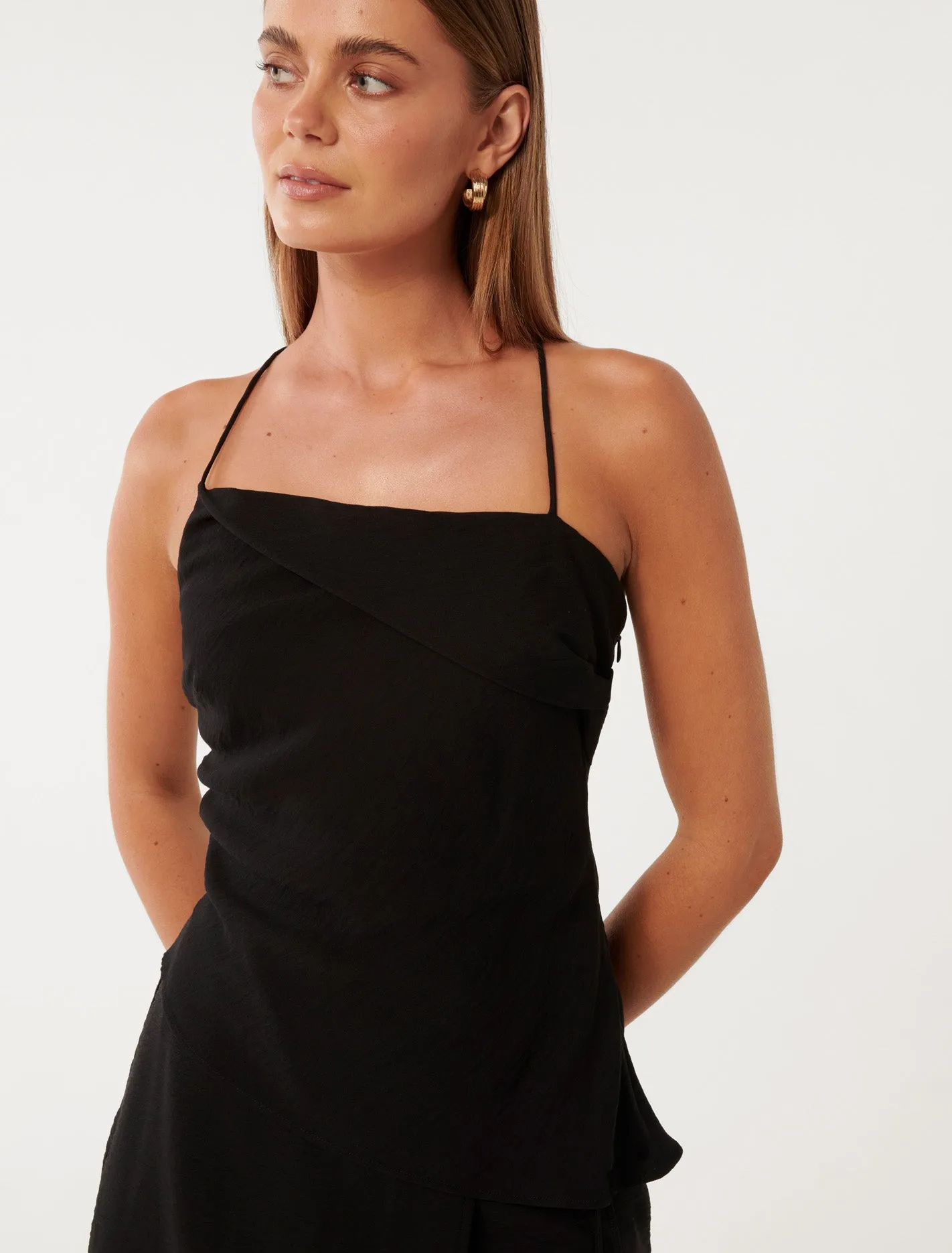 Jiana Draped Asymmetric Top
