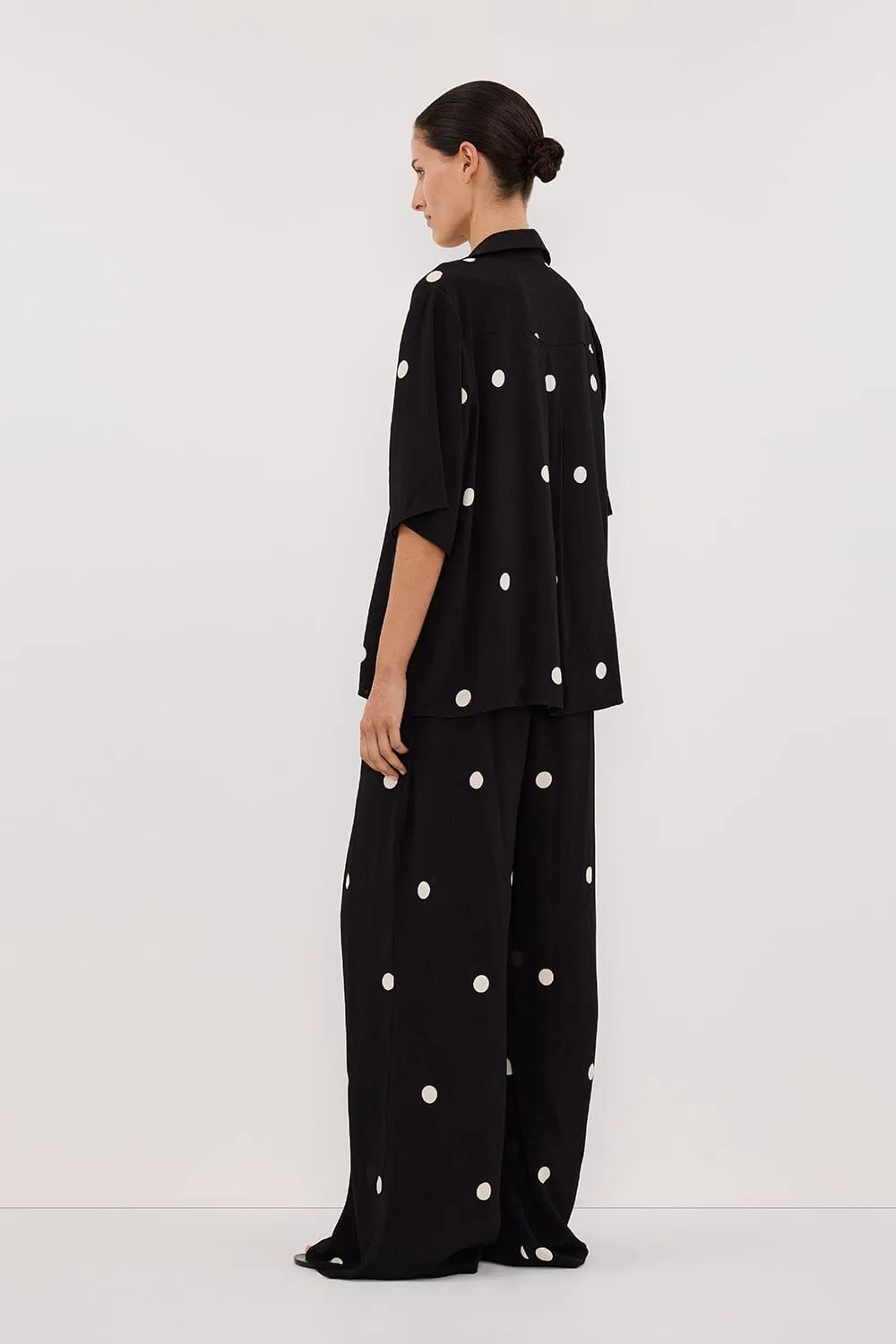 LAURA SPOT DRAWSTRING PANT