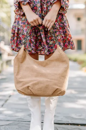 Looking At You Tan Brown Purse