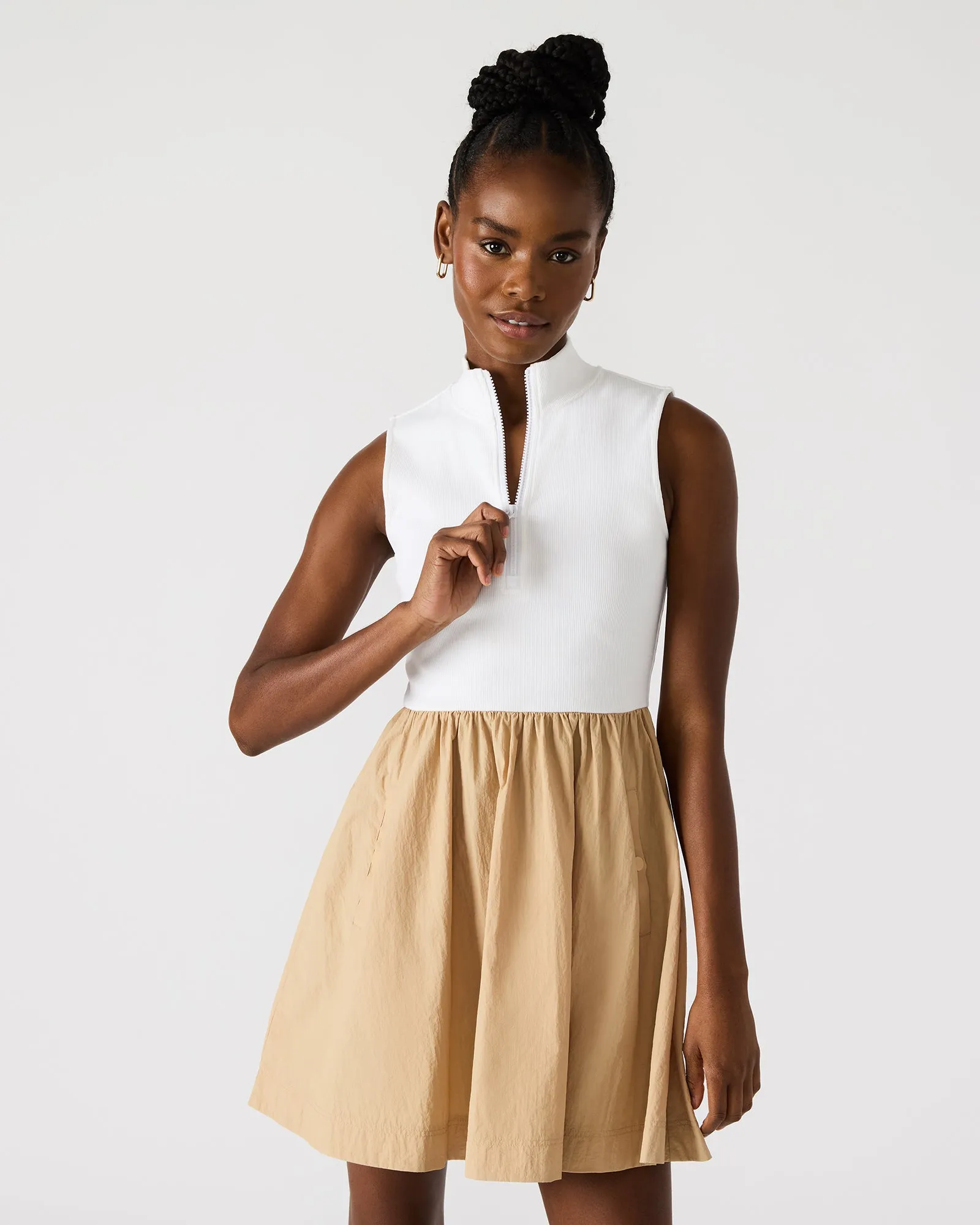 LYON DRESS TAUPE