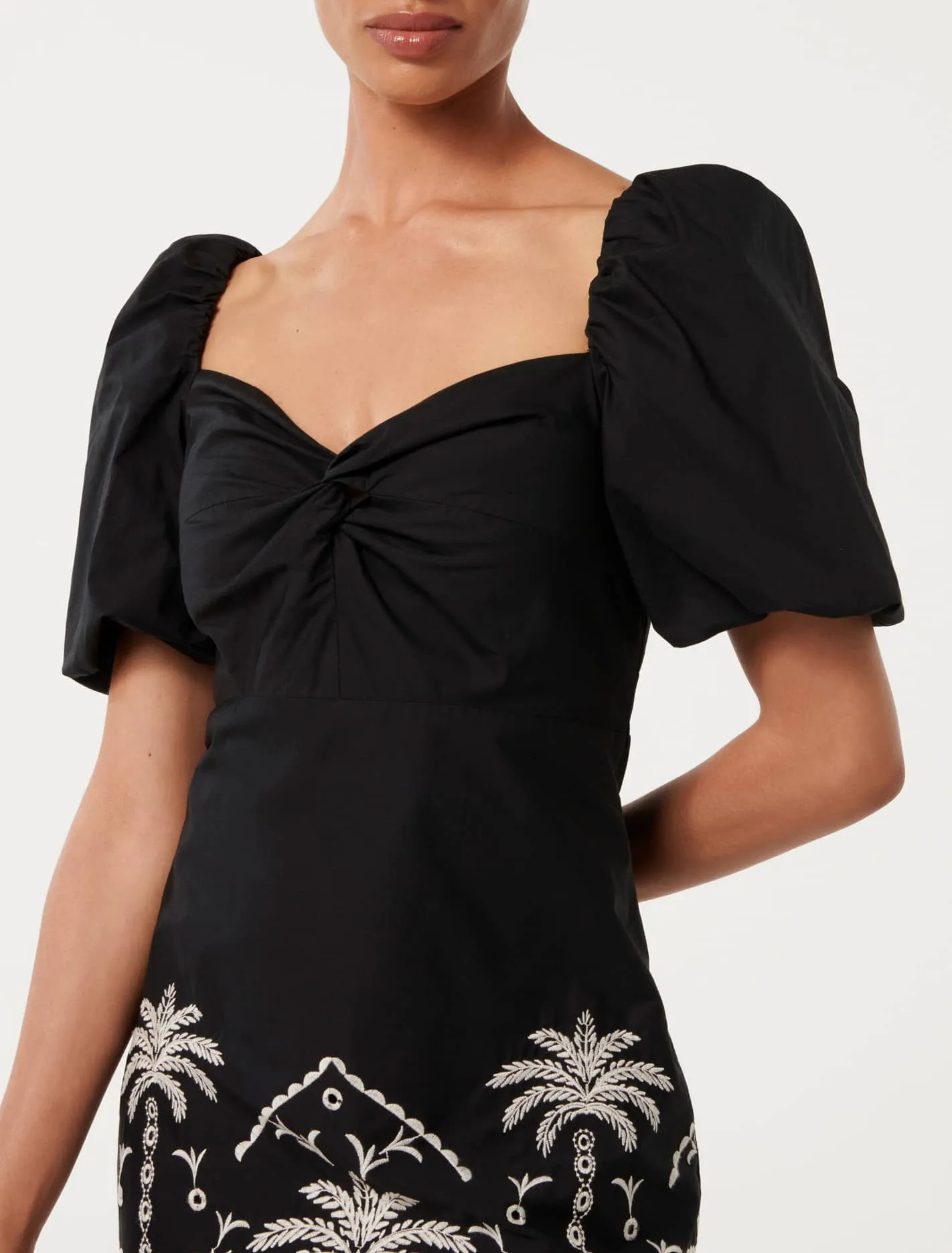 Mareesa Petite Twist Front Mini Dress