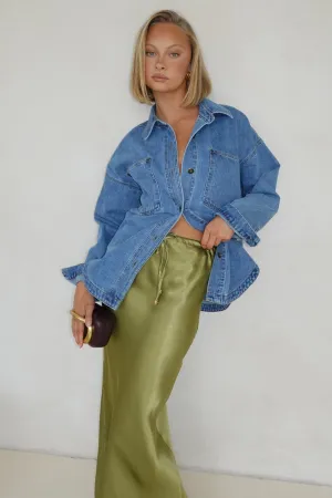 Maya Denim Shirt (Blue)