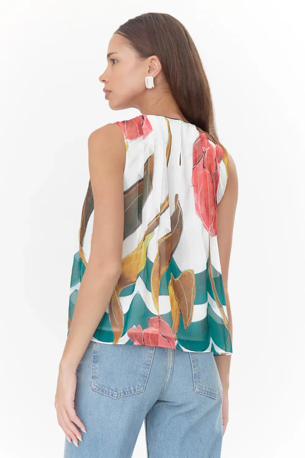 Merida Pintucked Blouse