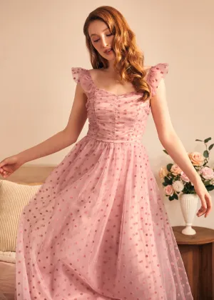 Midsummer Flutter Fit & Flare Dress