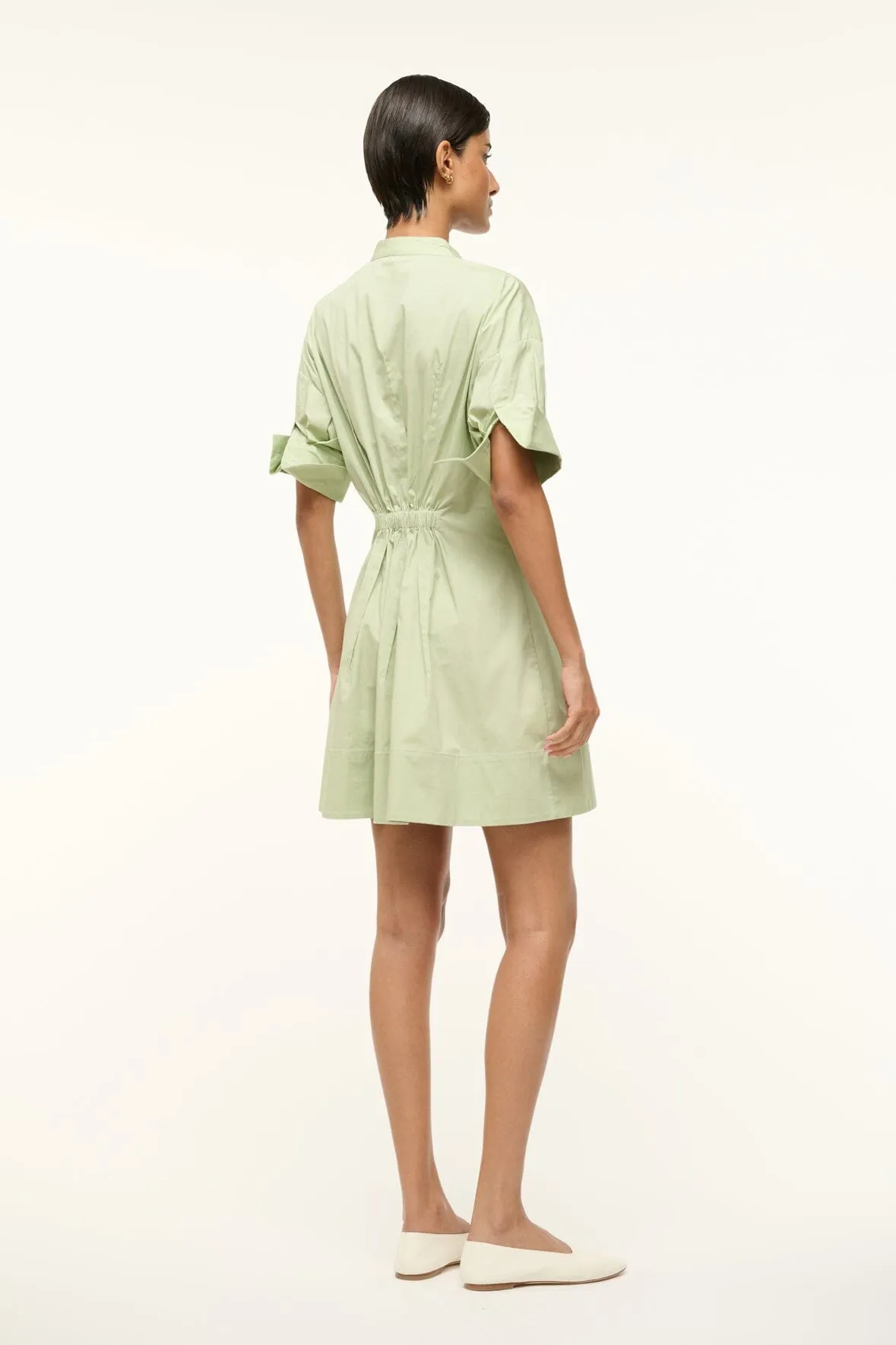 MINI LORENZA DRESS | PALE JADE
