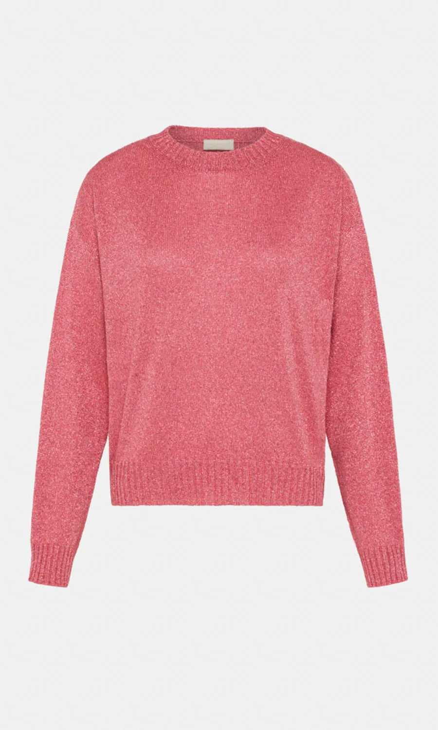 Momoni Karasu Lurex Sweater - Fuxia