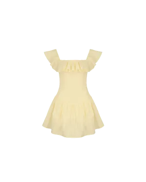 MONACO MINI DRESS BUTTER