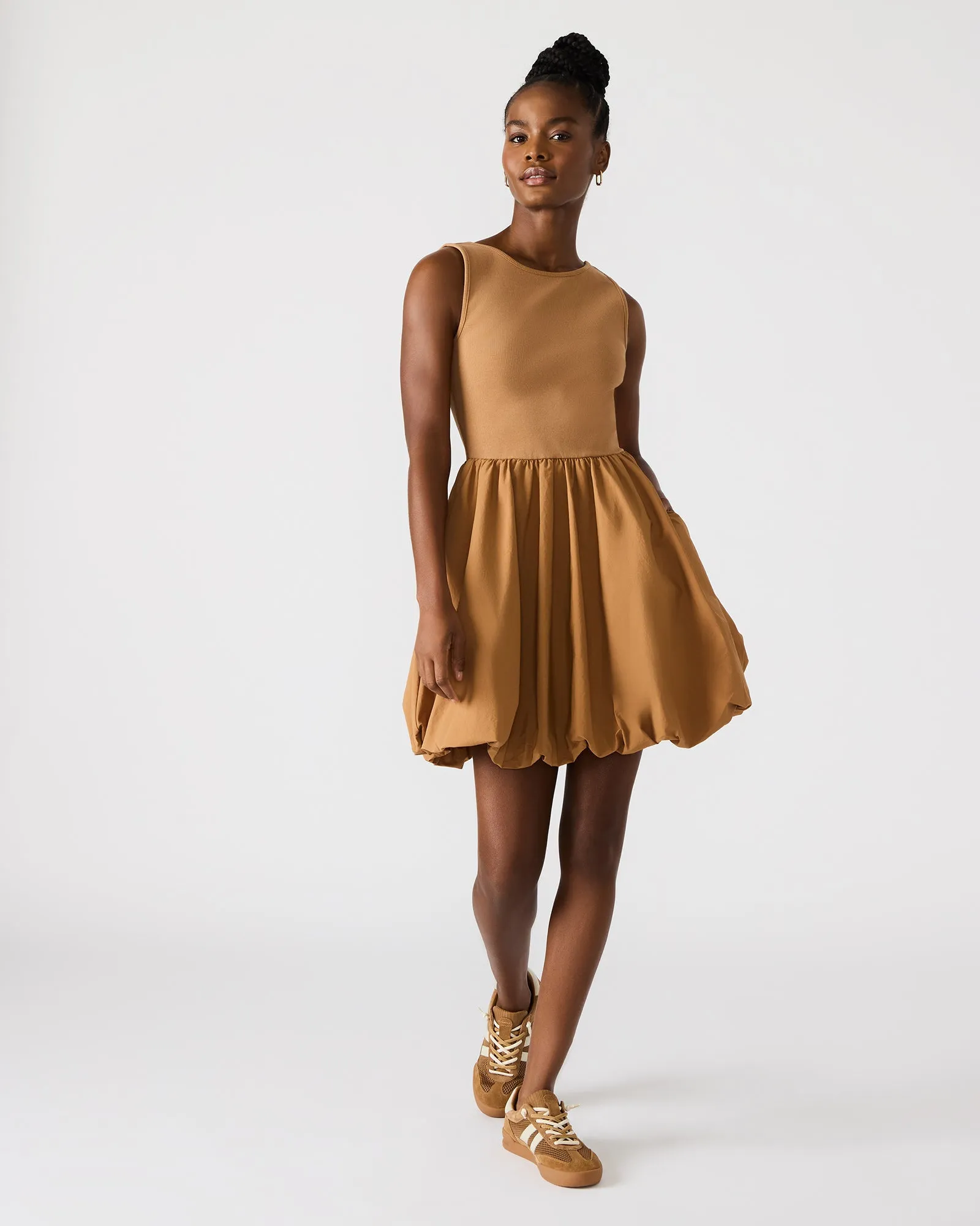 PALERMO DRESS CARAMEL