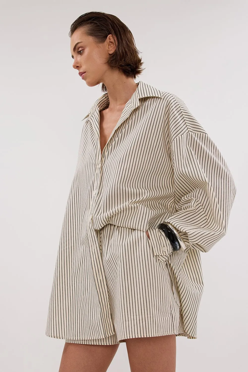 PALMA CREAM SILK BLEND SHORT