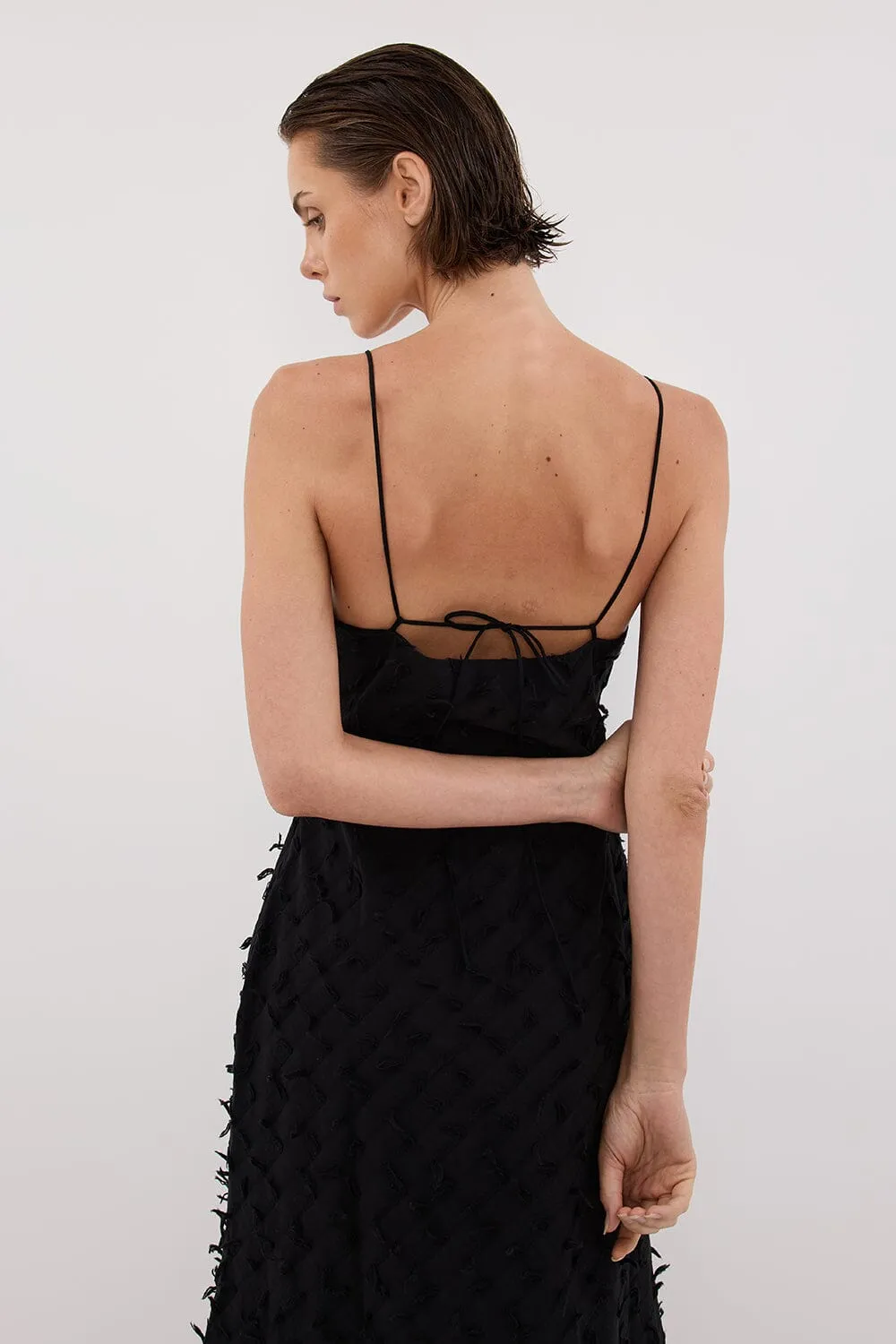 PALOMA BLACK BIAS SLIP DRESS