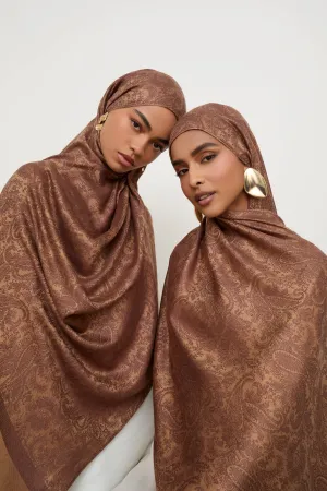 Pashmina Hijab Scarf -  Cocoa