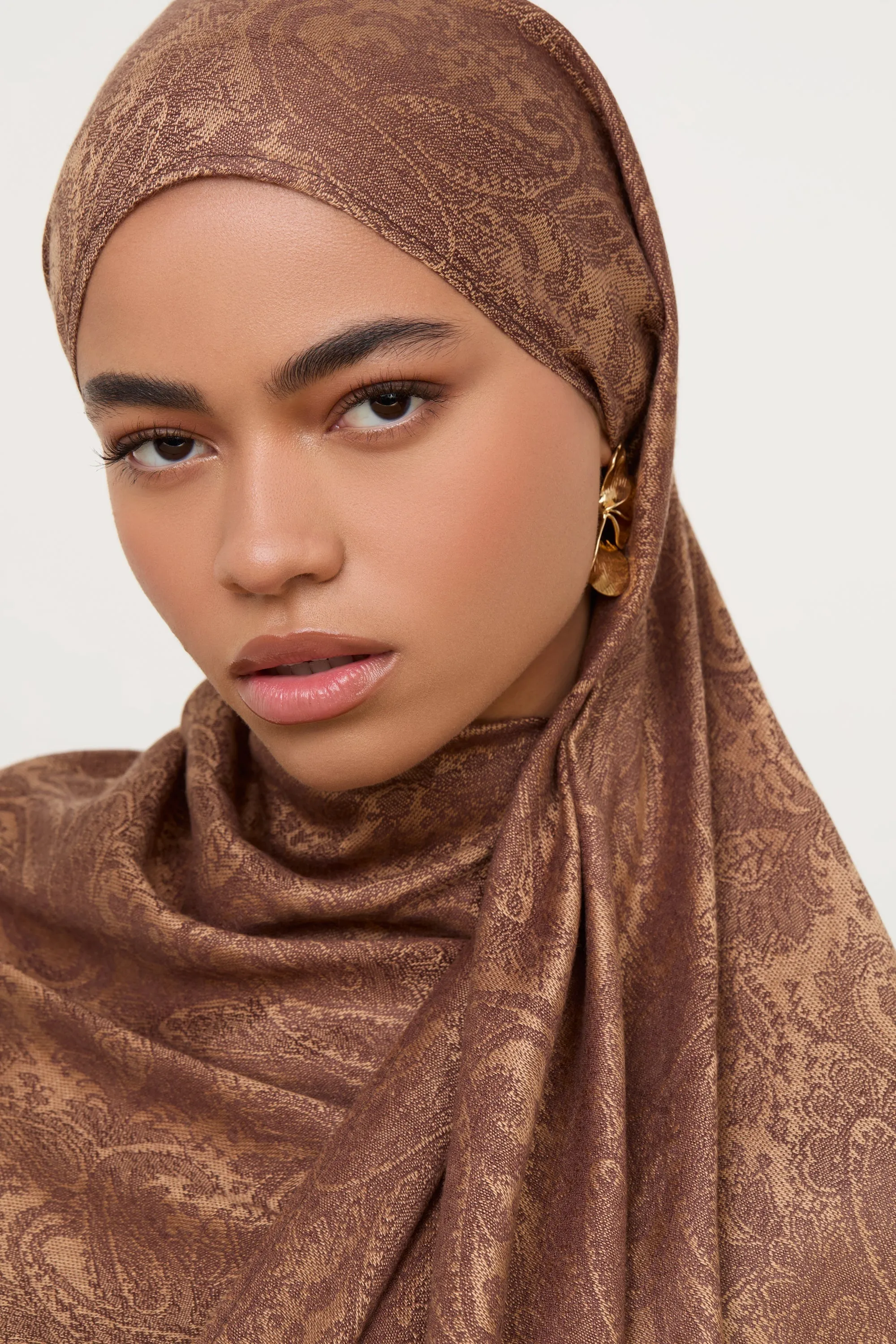Pashmina Hijab Scarf -  Cocoa