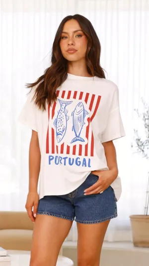 Portugal Tee - White