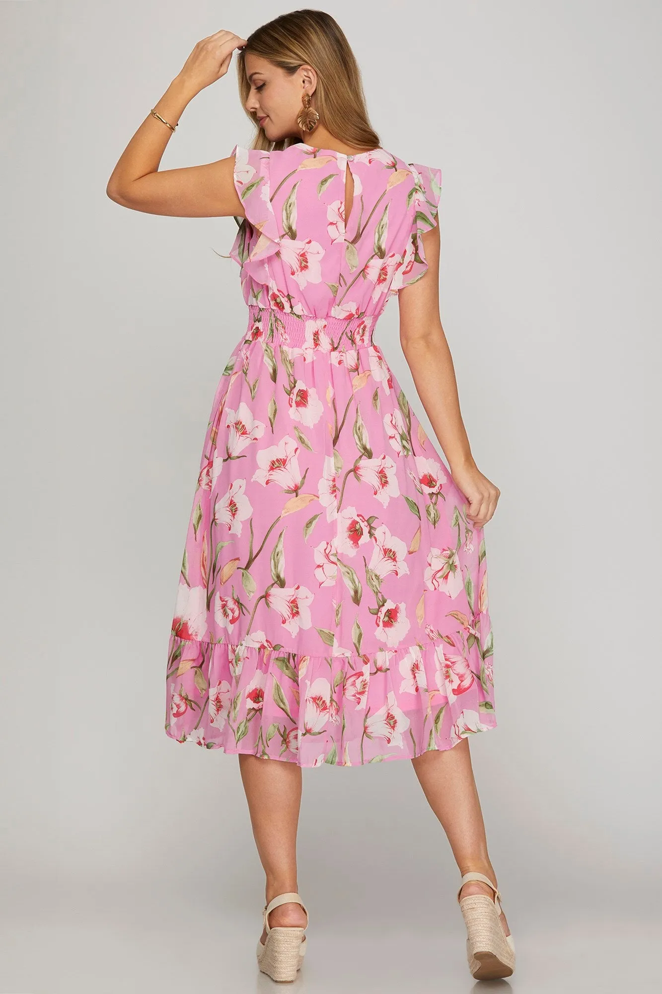 PRE-ORDER: English Courtyard Dress in Pink
