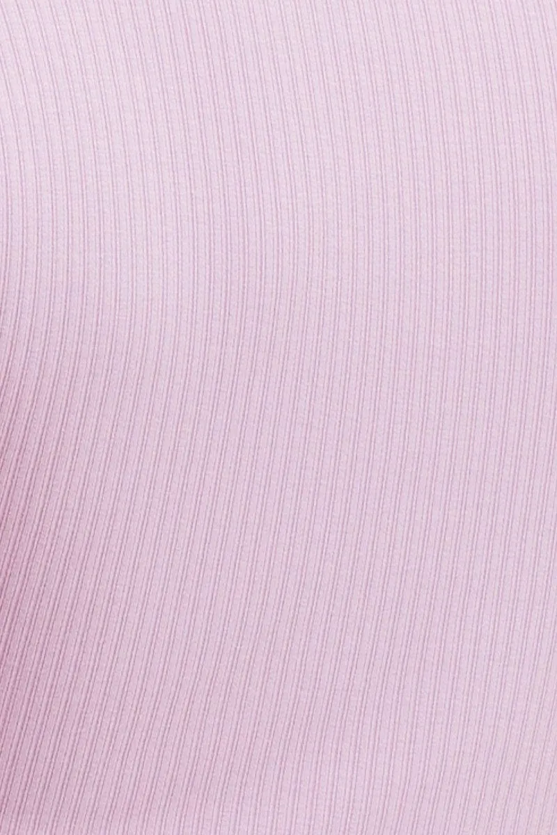 Purple T Shirt Short Sleeve Crew Neck