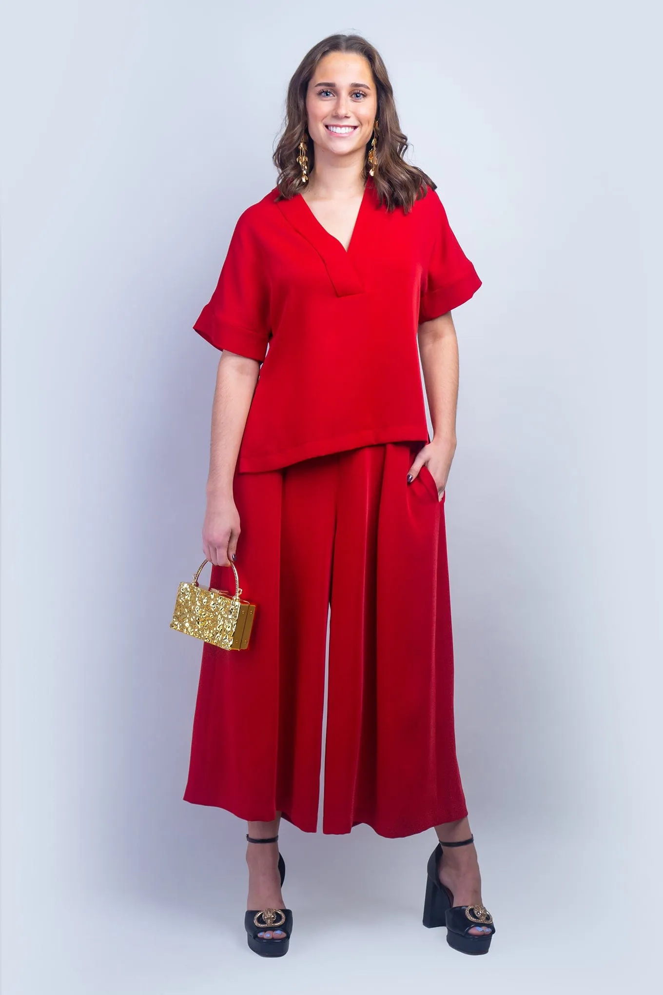 Red Kimono Kiko Top