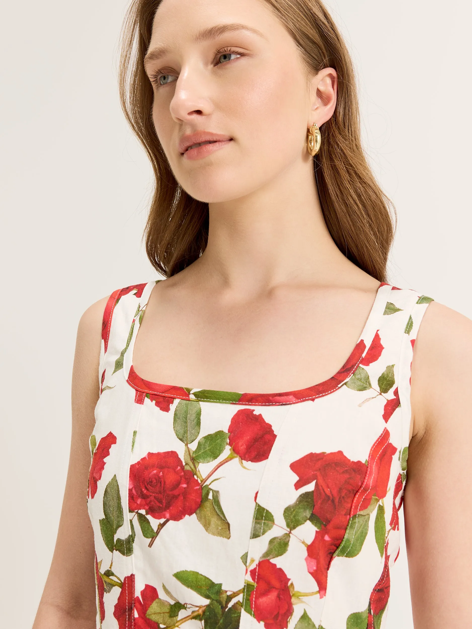 Rosa Vasette Mini Dress